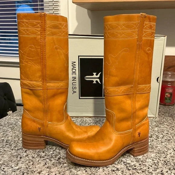 Frye Campus Stitching Horse Boots - Picture 1 of 14